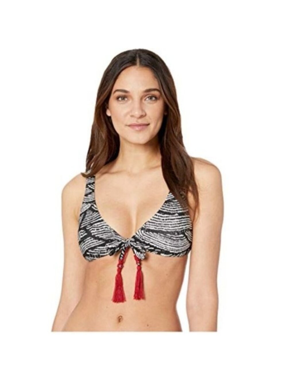Becca by Rebecca Virtue Bodhi Tree Bikini Top Bralette, Multi, Medium